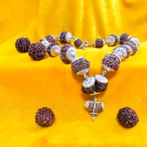 1-14 Mukhi Rudraksha Bracelet with Silver Caping (WYSIWYG)