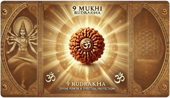 9 Mukhi Rudraksha - Full Seed(WYSIWYG) Super Rare - Image 2