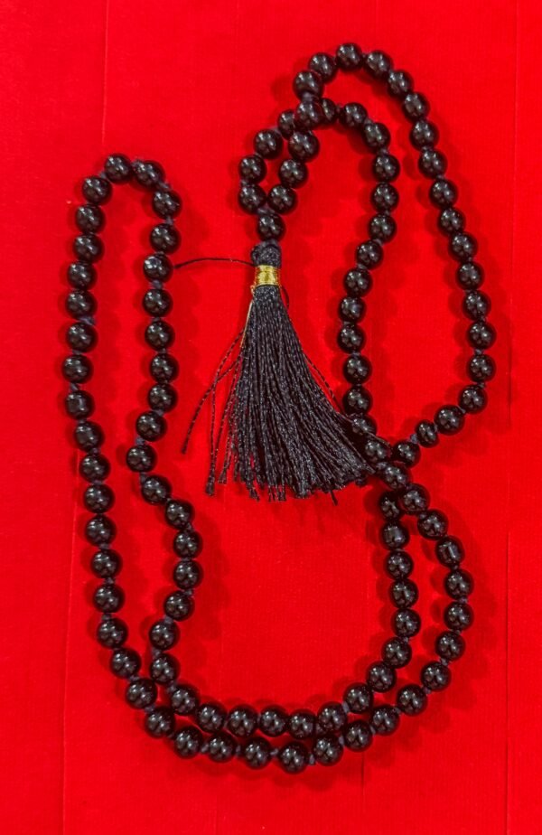Pure Kala Hakik Mala 108 +1 ( 7 MM ) - Image 2