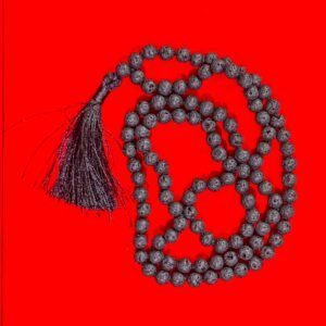 Lava 108+1 Beads Japa Mala – Grounding & Energizing Meditation Beads