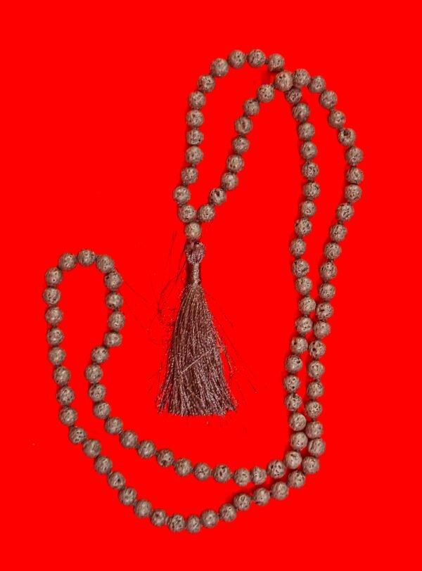 Lava 108+1 Beads Japa Mala – Grounding & Energizing Meditation Beads - Image 2