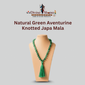 Natural Green Aventurine Knotted Japa Mala