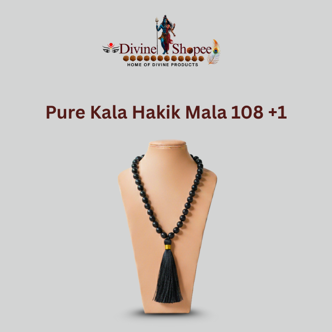 Pure Kala Hakik Mala 108 +1