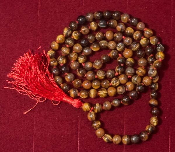 Pure Natural Tiger Eye Mala 108+1 Beads