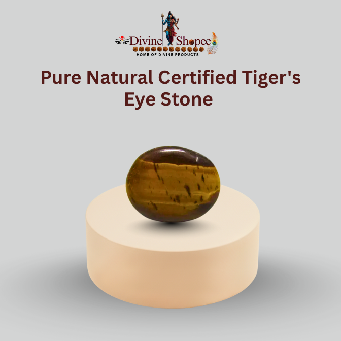 Pure Natural Certified Tiger's Eye Stone