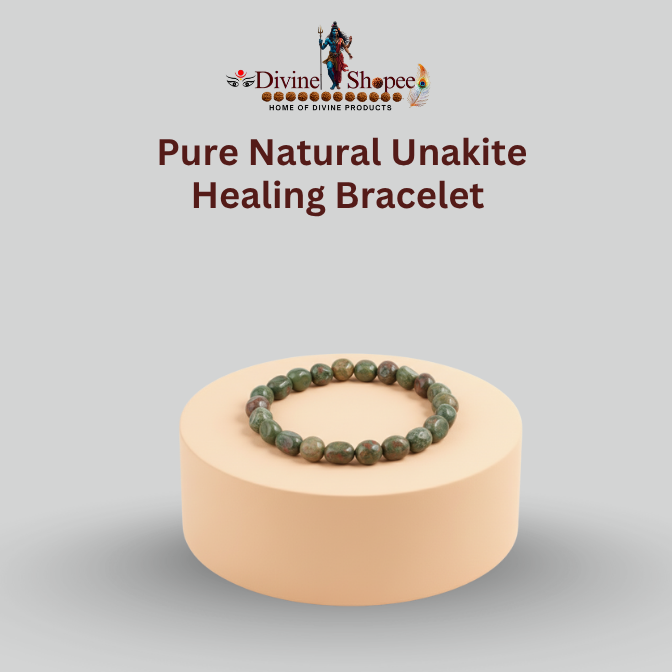 Pure Natural Unakite Healing Bracelet (WYSIWYG) - 10mm