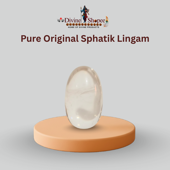 Pure Original Sphatik Lingam