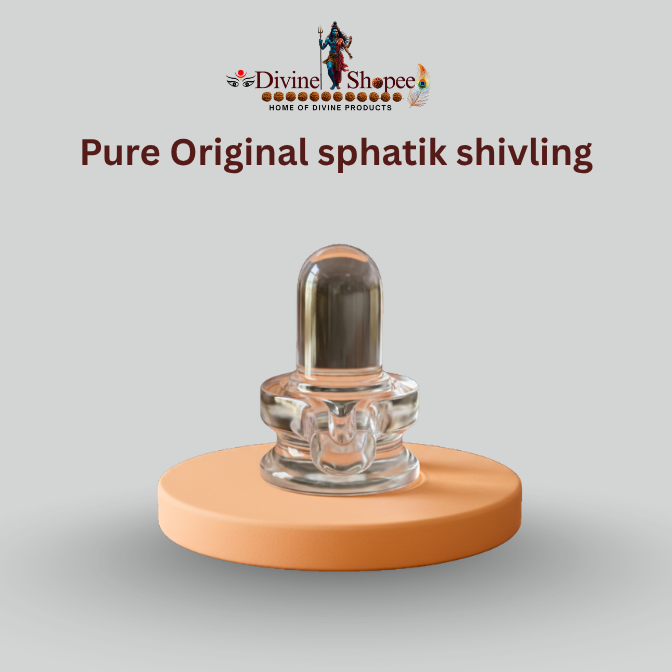 Pure Original sphatik shivling